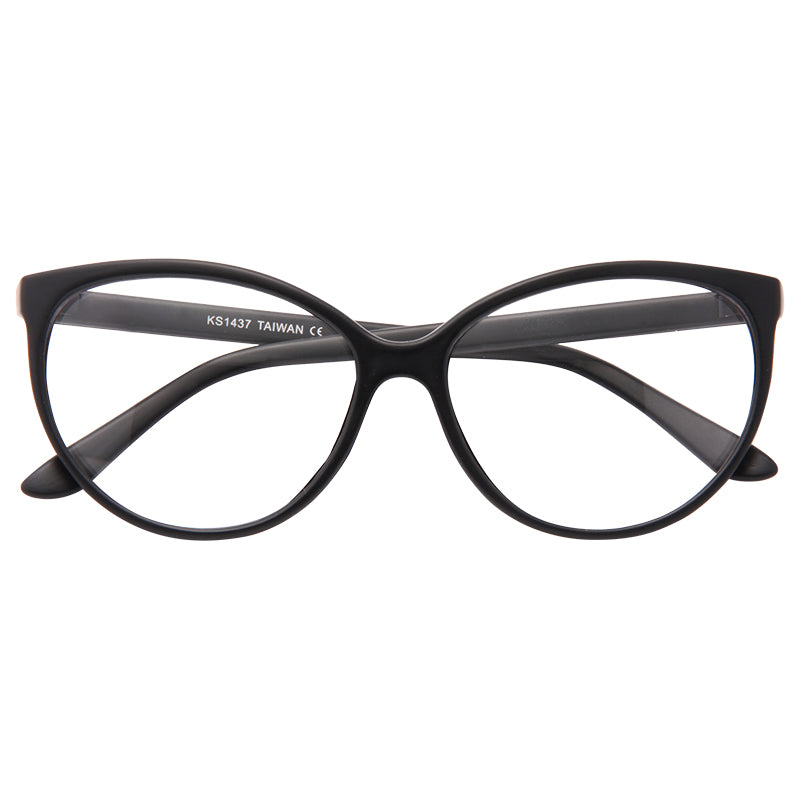 Alvina Thin Cat Eye Clear Glasses