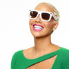 Amber Rose Style Horn Rimmed Celebrity Sunglasses