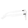 Jude Large Unisex Transparent Clear Frame Horn Rimmed Clear Glasses
