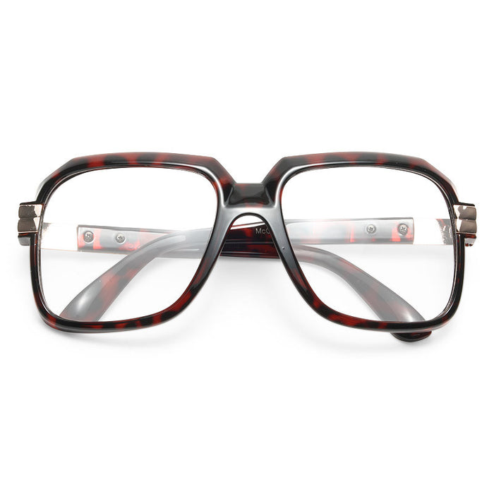 Harry 3 Oversized Square Clear Glasses