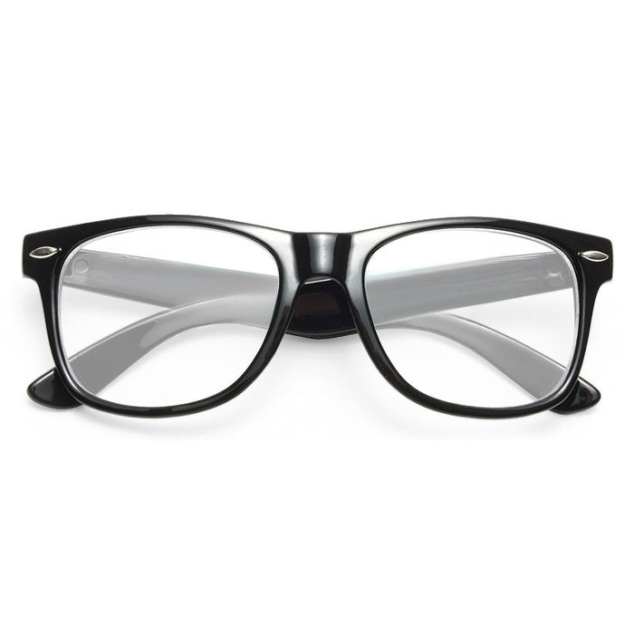Jude Unisex Clear Horn Rimmed Computer Glasses