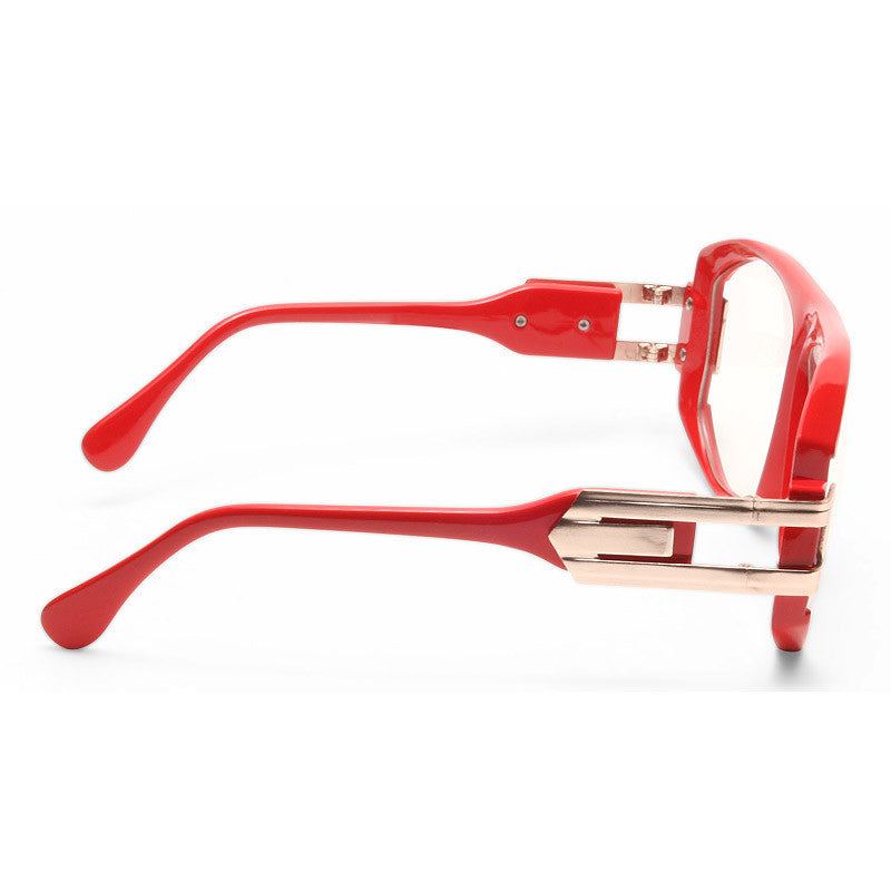 Franklin Metal Accent Plastic Clear Aviator Glasses