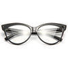 Iris 2 Oversized Cat Eye Clear Glasses