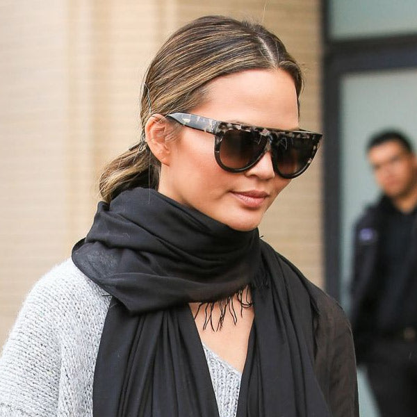 krænkelse Donation historisk Chrissy Teigen Style Flat Top Celebrity Sunglasses – CosmicEyewear