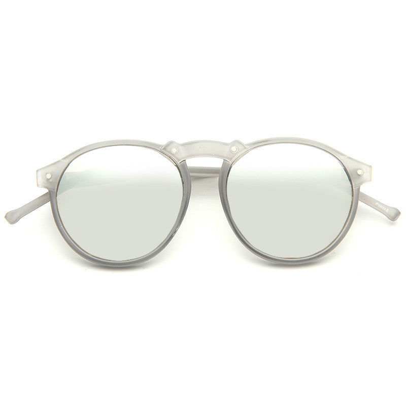 Rockton Unisex Rounded Frosted Sunglasses