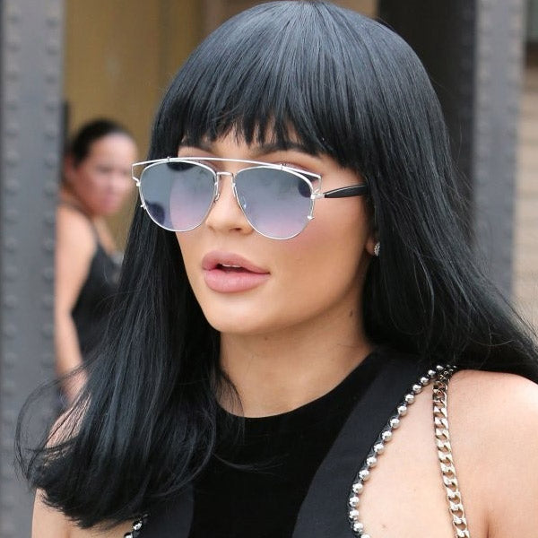 Kylie Jenner Style Horn Rimmed Celebrity Sungasses