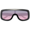 Kim Kardashian Style Split Tint Aviator Celebrity Sunglasses