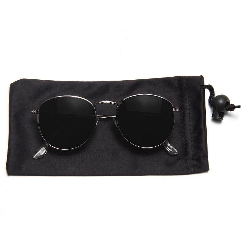 Basic Nylon Drawstring Sunglasses Case