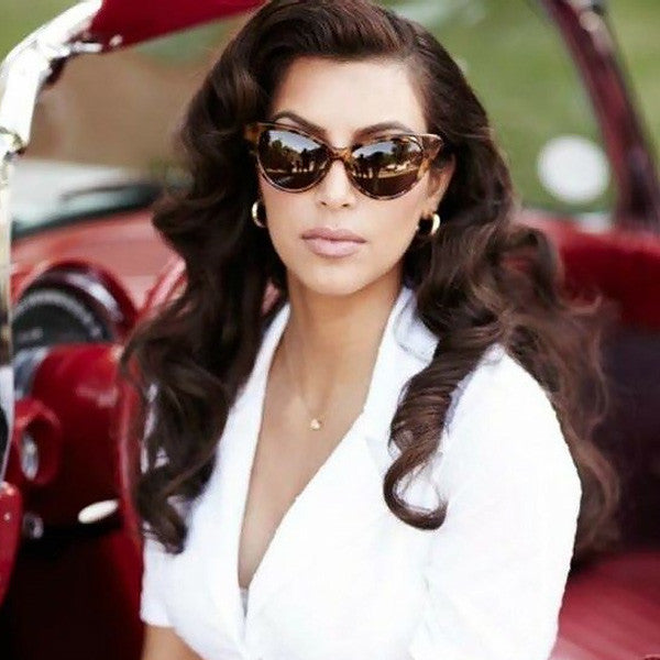 Kim Kardashian Style Cat Eye Celebrity Sunglasses