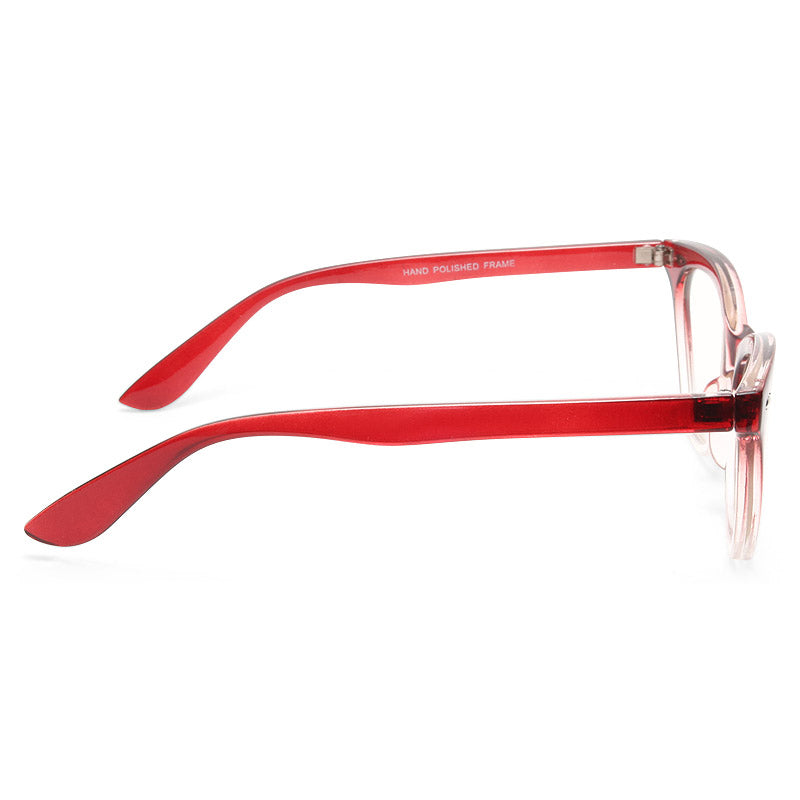 Emma Gradient Frame Cat Eye Clear Glasses