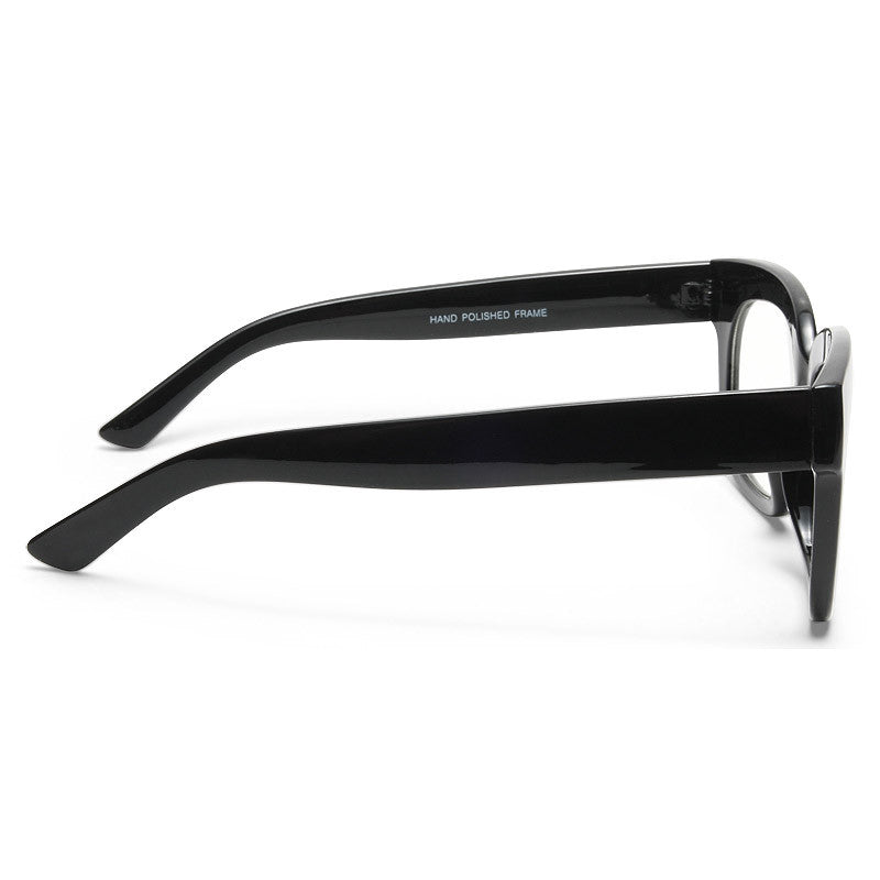 Conway Rounded Clear Horn Rimmed Glasses