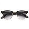 Kourtney Kardashian Style Unisex Gradient Half-Frame Celebrity Sunglasses
