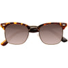 Kourtney Kardashian Style Unisex Gradient Half-Frame Celebrity Sunglasses