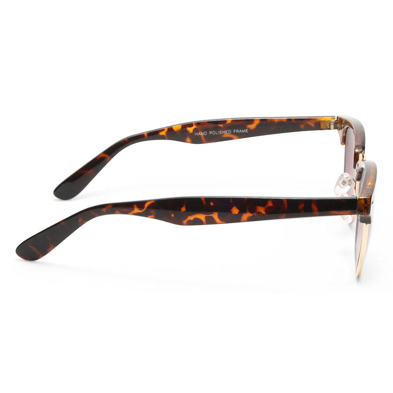 Peyton Unisex Gradient Half-Frame Sunglasses