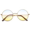 Ozzy Osbourne Style Tinted Lens Round Celebrity Sunglasses