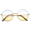 Kendall Jenner Style Split Tint Round Celebrity Sunglasses