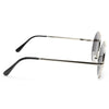 Mary Kate Color Mirror Round Metal Sunglasses