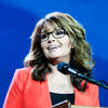 Sarah Palin Squared Skinny Clear Glasses