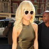 Rihanna Style Geometric Cat Eye Celebrity Sunglasses