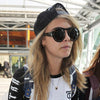 Cara Delevingne Style Retro Round High Bridge Celebrity Sunglasses