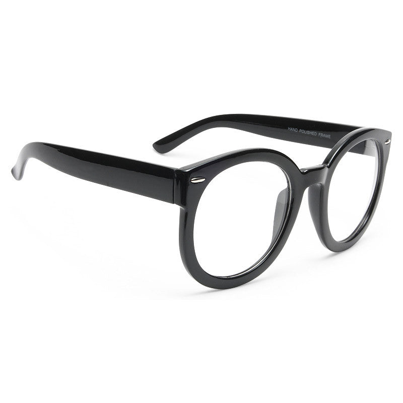 Super Duper Oversized Round Clear Glasses