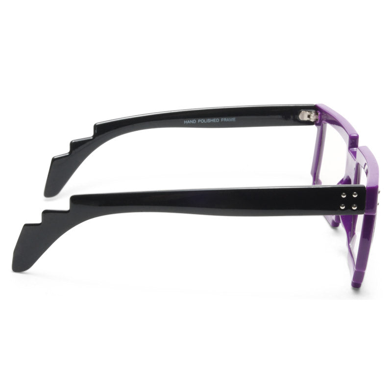 Arcade Flat Top Clear Glasses
