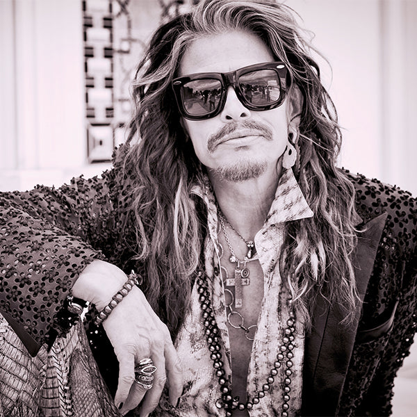 Steven Tyler Style Horn Rimmed Sunglasses