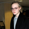 Elle Fanning Style Metal Half Frame Celebrity Clear Glasses