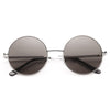 Kendall Jenner Style Unisex Round Metal Celebrity Sunglasses