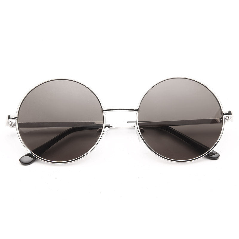 Vanessa Hudgens Style Unisex Round Metal Celebrity Sunglasses