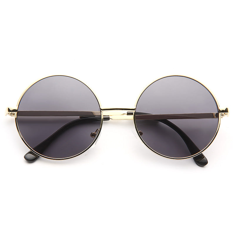 Vanessa Hudgens Style Unisex Round Metal Celebrity Sunglasses