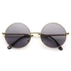 Vanessa Hudgens Style Unisex Round Metal Celebrity Sunglasses