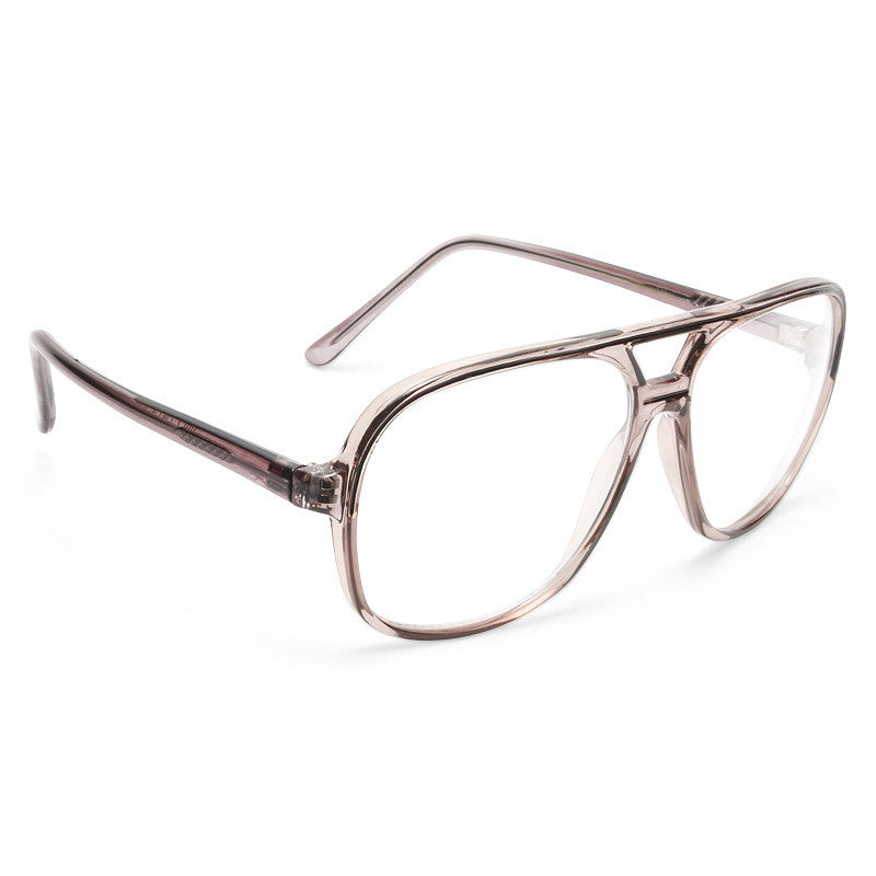 Pete Vintage Clear Aviator Glasses