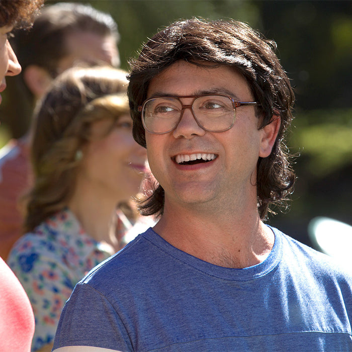 Neil Wet Hot American Summer Clear Aviator Glasses