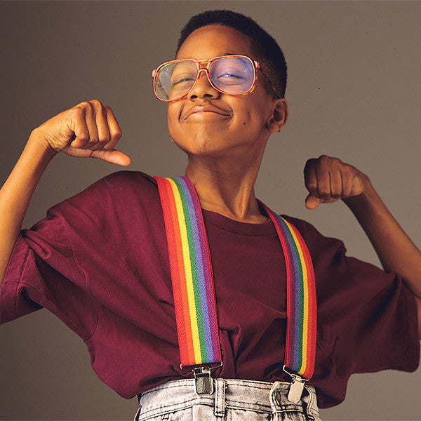 Steve Urkel Clear Aviator Glasses