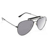 Classic 58Mm Solid Aviator Sunglasses