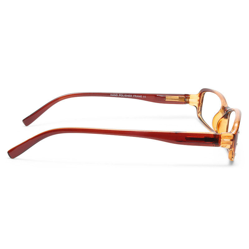 Beatrice Rhinestone Frame Clear Glasses
