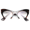 Rasoir Designer Inspired Clear Cat Eye Glasses
