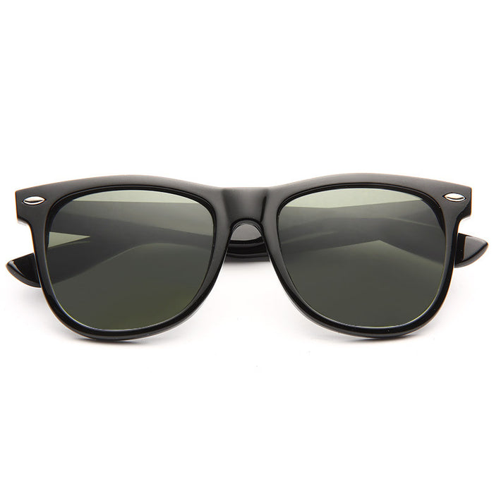 Dakota X-Large G-15 Green Lens Horn Rimmed Sunglasses