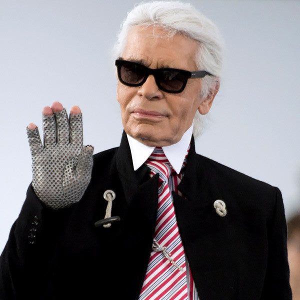 Karl Lagerfeld Style Horn Rimmed Sunglasses