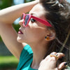 Dakota X-Large Gradient Lens Horn Rimmed Celebrity Sunglasses