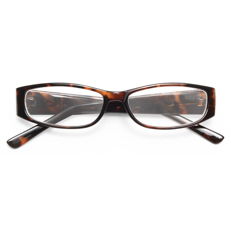 New York Squared Skinny Clear Glasses