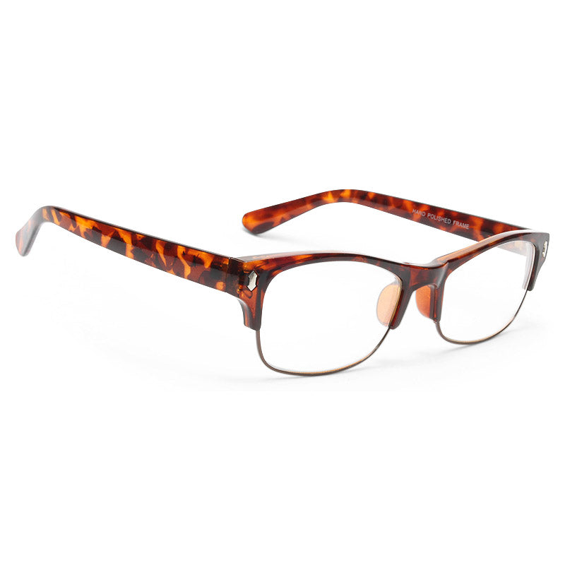 Hudson Squared Skinny Clear Glasses