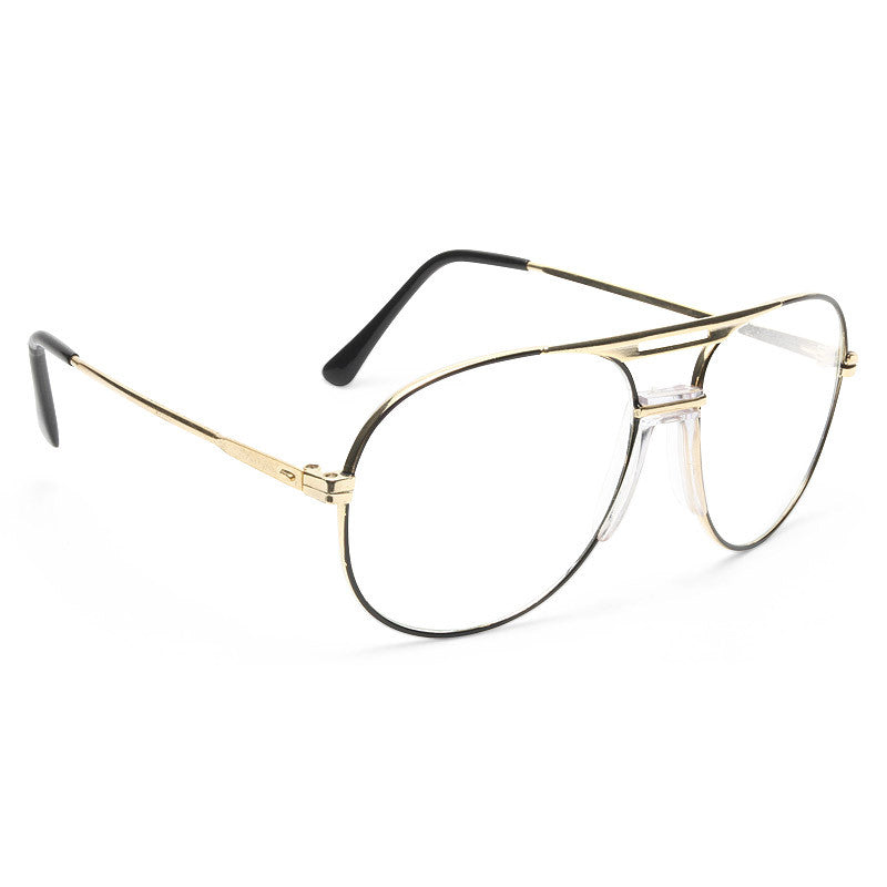 Albert Vintage Clear Aviator Glasses