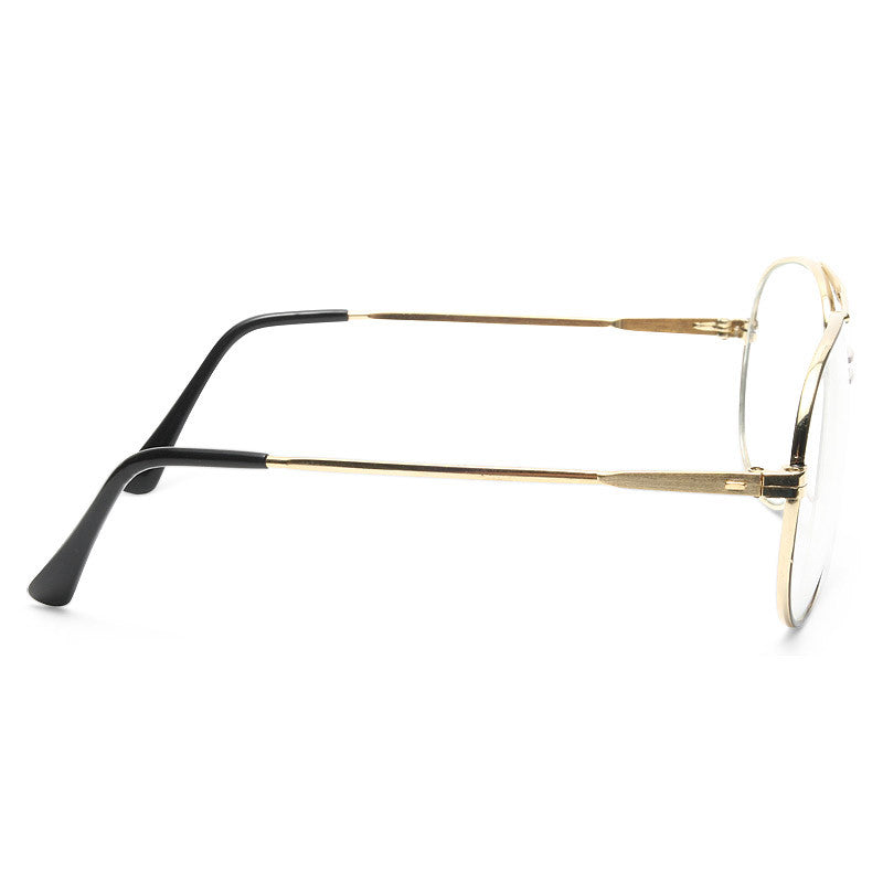 Albert Vintage Clear Aviator Glasses