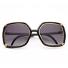 Ellery Designer Inspired Luxe Metal Trim Sunglasses