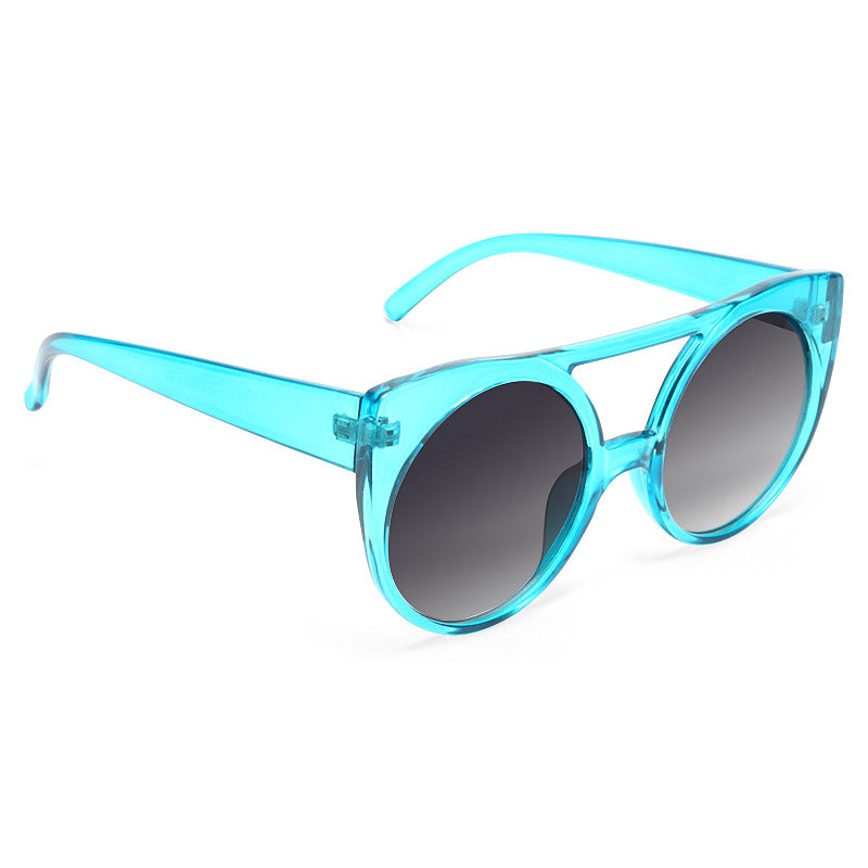 Piper Oversized Mod Round Sunglasses