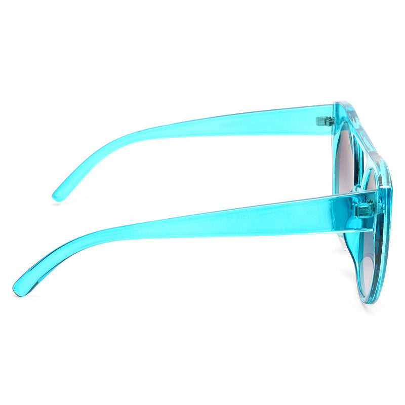 Lucy Hale Style Oversized Mod Round Celebrity Sunglasses
