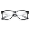 Jude Large Clear Horn Rimmed Glasses