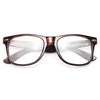Jude Large Clear Horn Rimmed Glasses